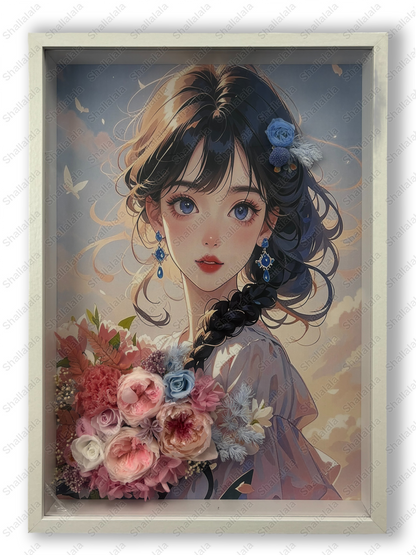 The window to the Soul - Preserved Flowers Wall Art