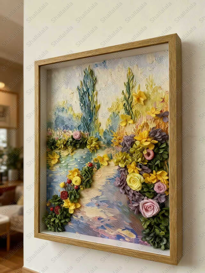 Sunlight in Garden - Preserved Flowers Wall Art
