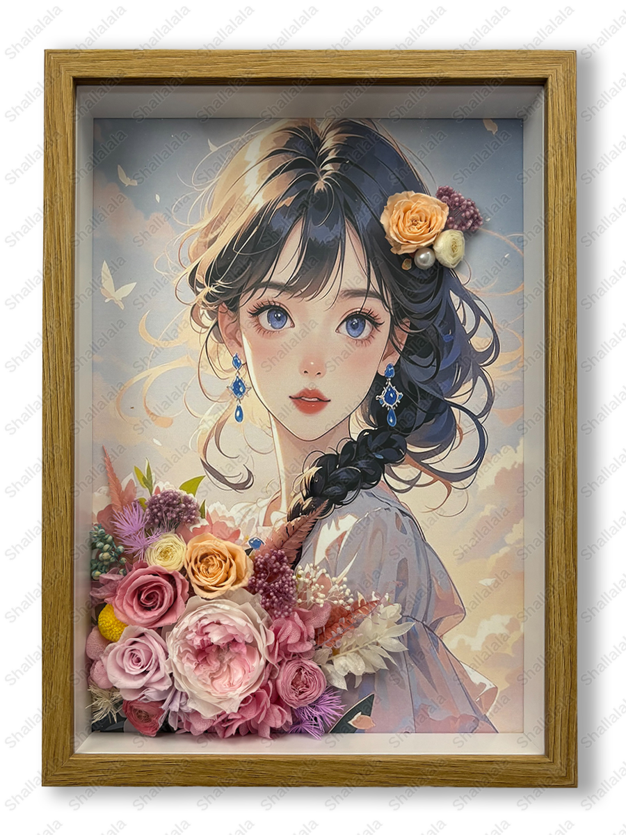 The window to the Soul - Preserved Flowers Wall Art