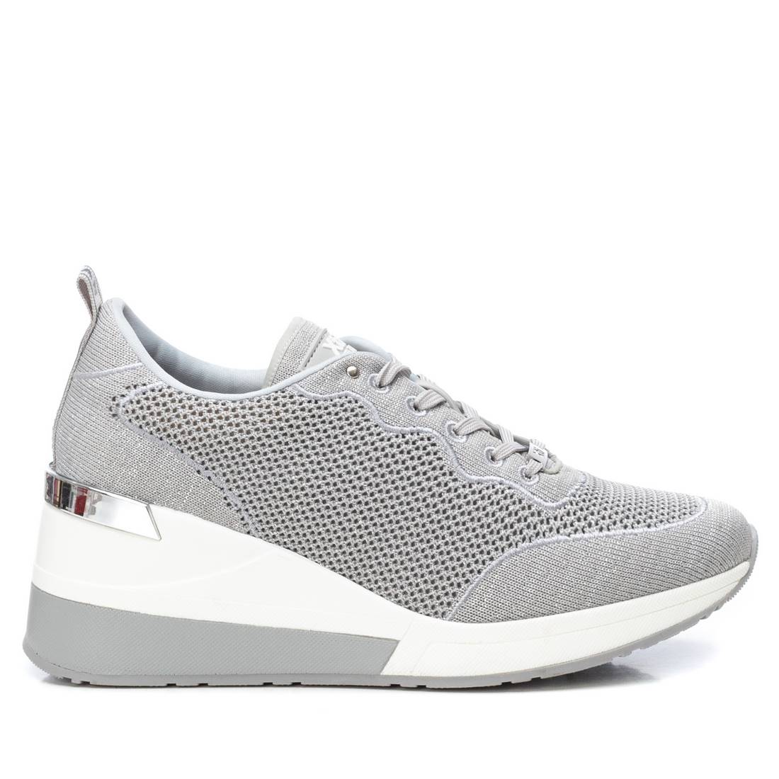 Women's Wedge Sneaker 43798 Grey