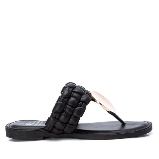 Women's Flat Sandals By XTI_44829_Black