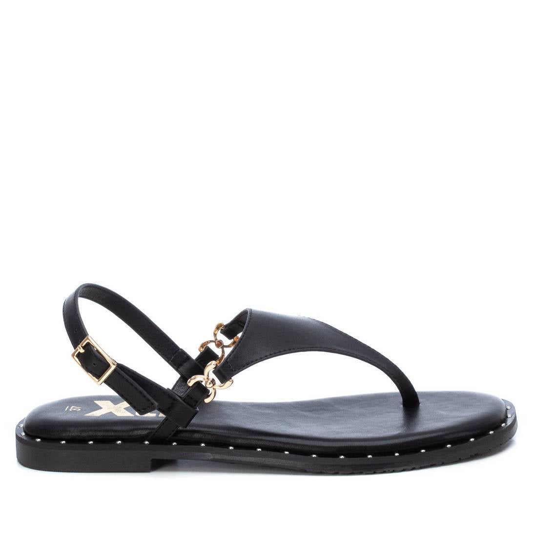 Women's Flat Sandals By XTI_45269_Black