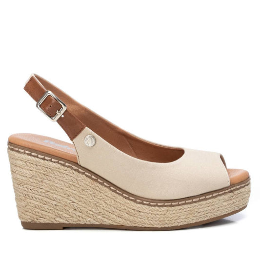 Women's Jute Wedge Sandals By XTI, 7960703 Beige