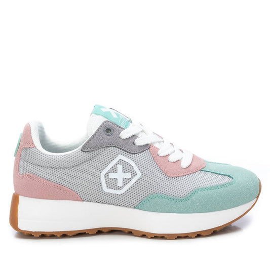 Women's Sneakers By XTI, 14074103 Grey With Multicolor Accent