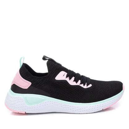 Women's Lace-Up Sneakers By XTI_140774_Black