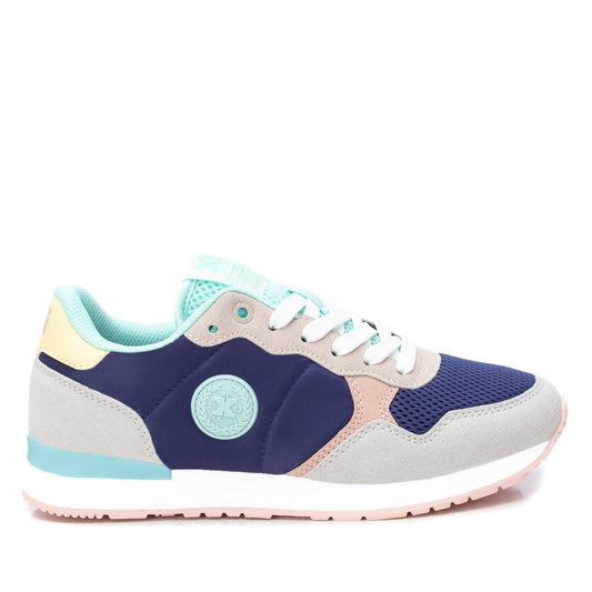 Women's Sneakers By XTI, 14081101 Navy With Multicolor Accent