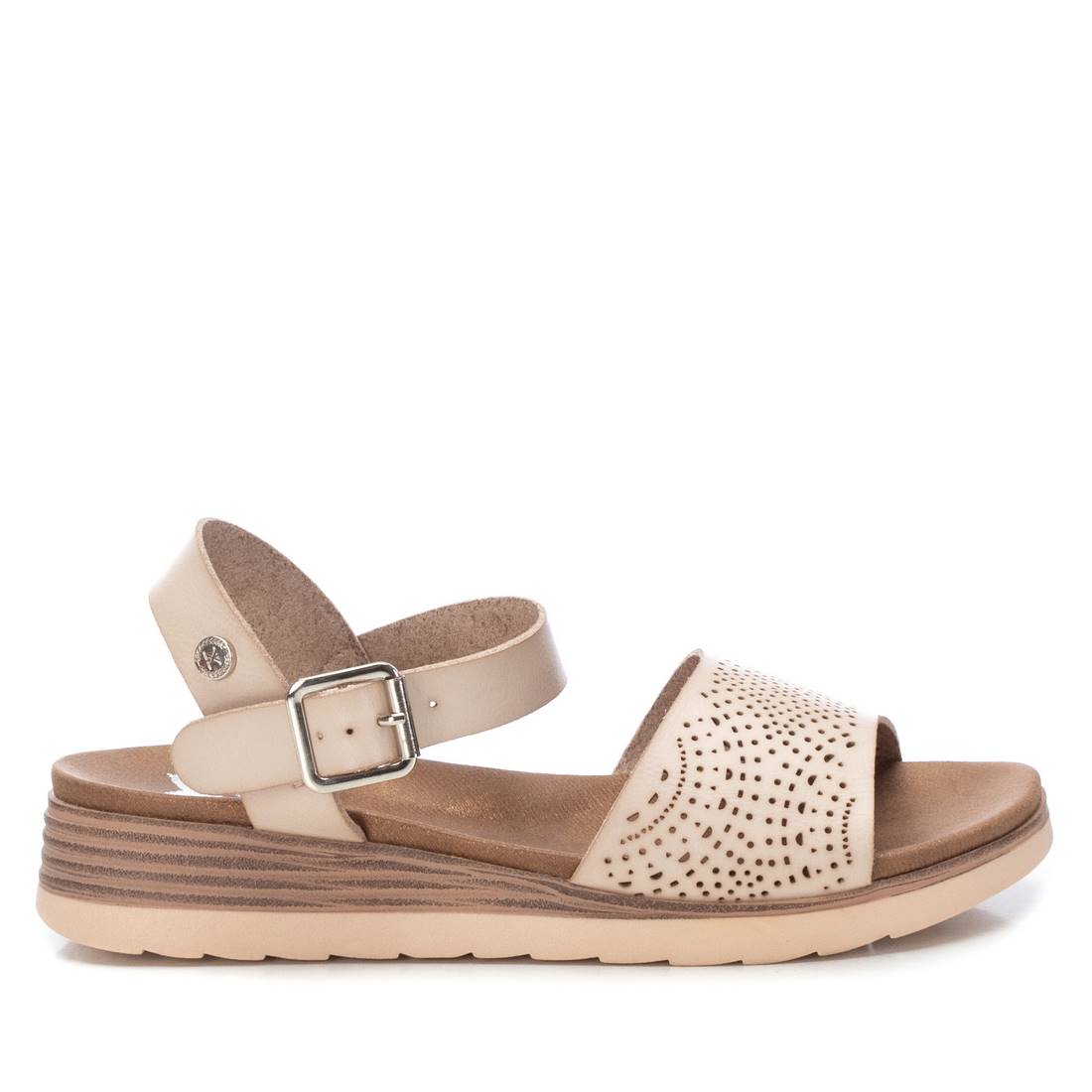 Women's Flat Sandals By XTI, 14084803 Beige