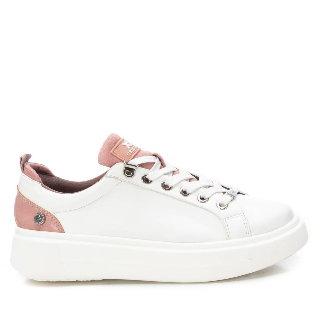 Women's Casual Sneakers By XTI, 140976 Pink Accent