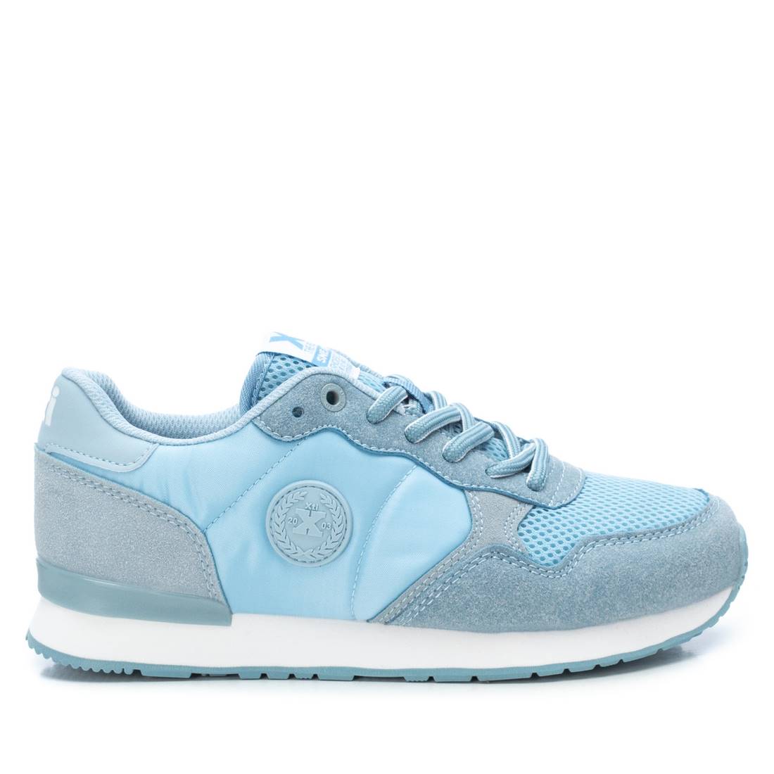 Women's Lace-Up Sneakers By XTI_141025_Light/Pastel Blue