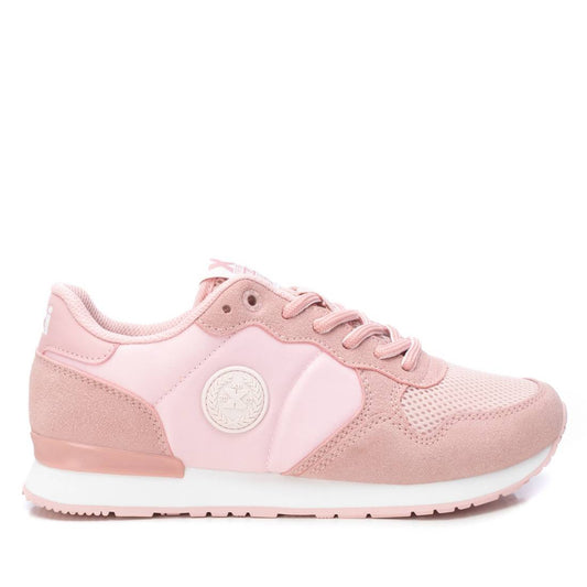 Women's Lace-Up Sneakers By XTI_141025_Light/Pastel Pink