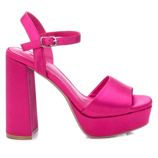 Women's Heeled Platform Sandals By XTI, 14105203 Pink