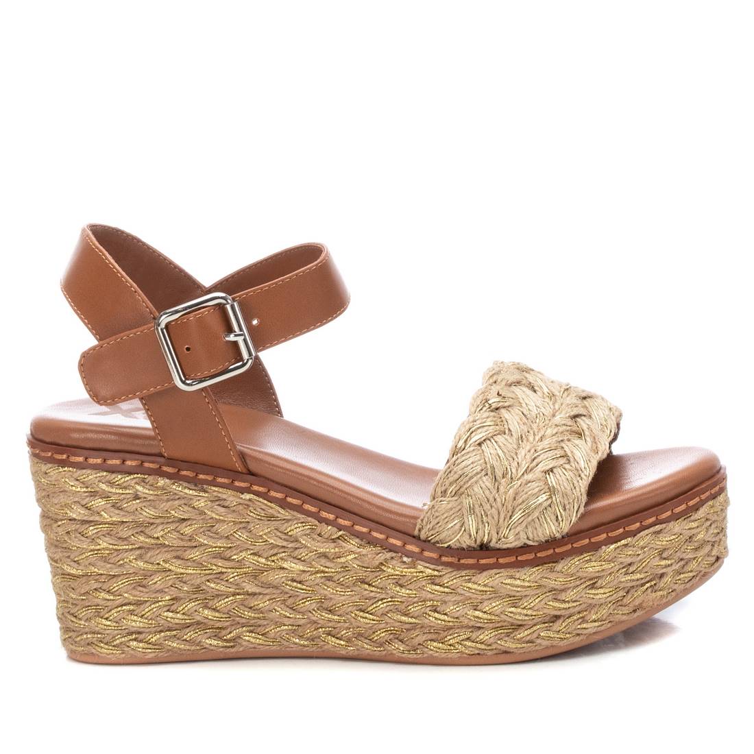 Women's Jute Wedge Sandals By XTI, 14106301 Gold