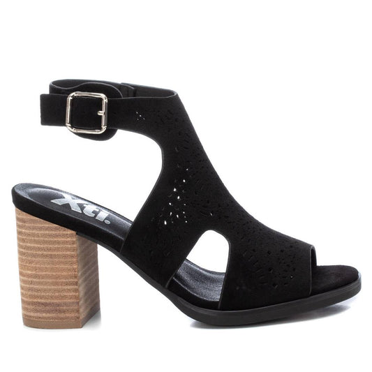 Women's Suede Sandals By XTI, 14109806 Black