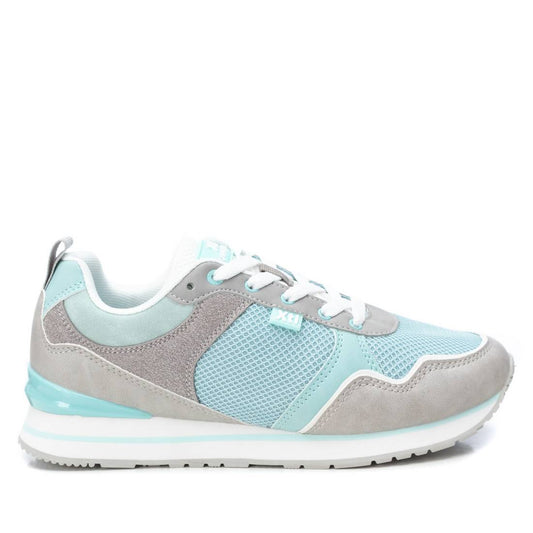 Women's Sneakers By XTI, 14118402 Aqua With Grey Accent