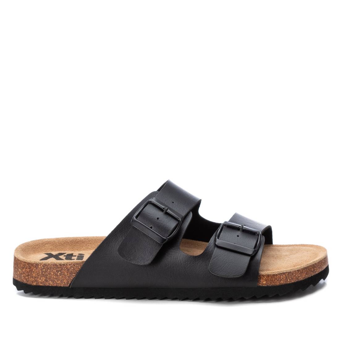 Men's Double Strap Sandals By Xti-141268-Black