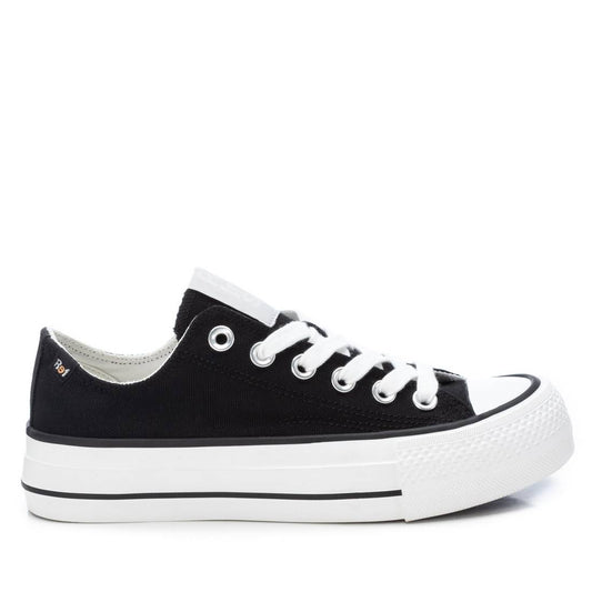 Women's Canvas Sneakers By XTI_170500_Black