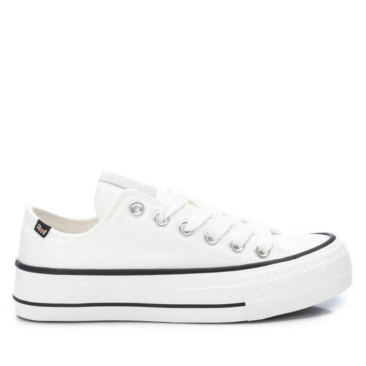 Women's Canvas Sneakers By XTI_170500_White