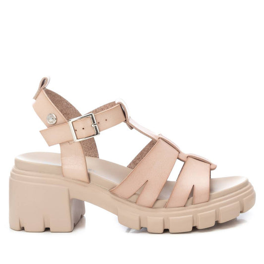 Women's Combat Sandals By XTI, 17065203 Beige