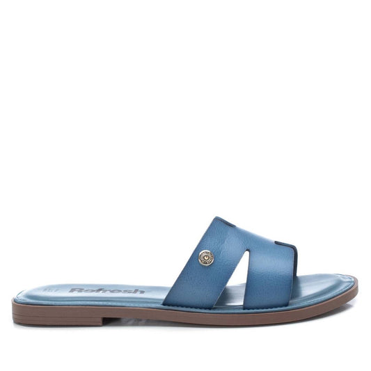 Women's Flat Sandals By XTI_170796_Medium Blue