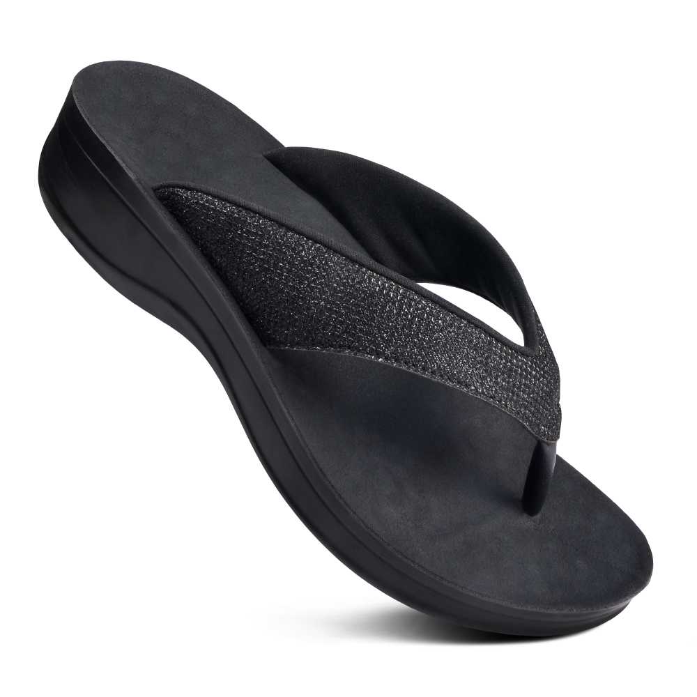 Women's Sandals Sparkle Black