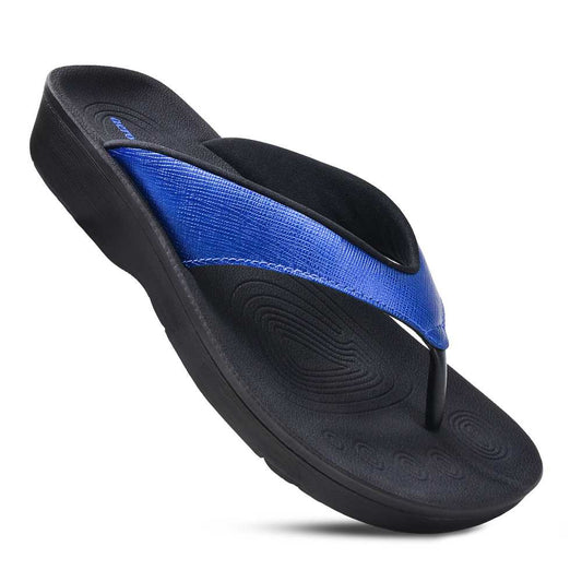 Women's Sandals Matt Gloss Blue