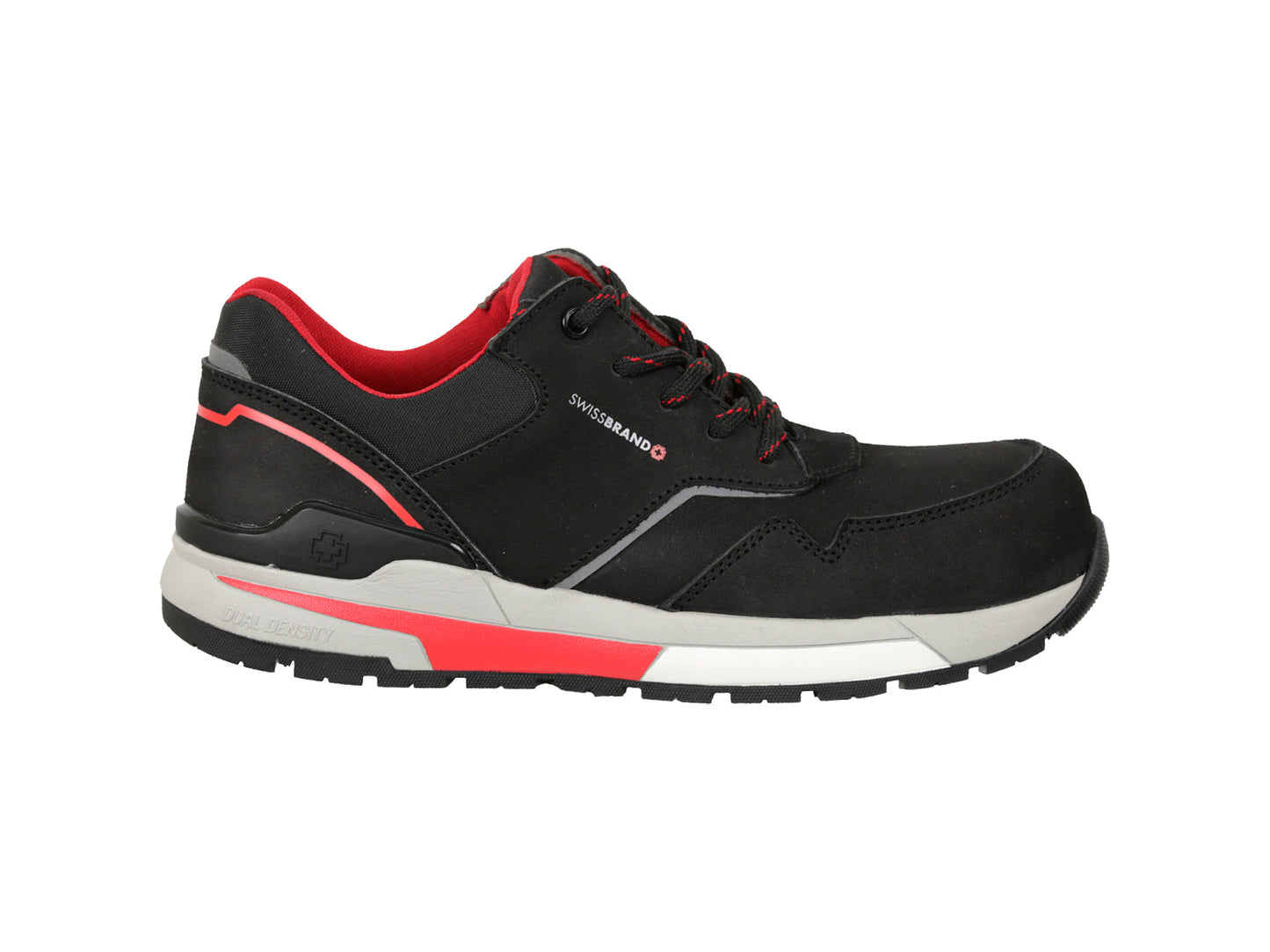 safety shoes men swissbrand black