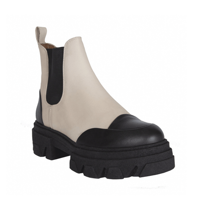Chelsea Two-Tone Leather Boots By URBNKICKS