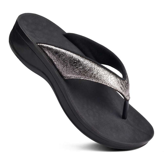 Women's Sandals Sequin Grey