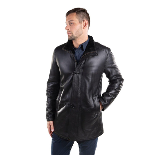 Cloud Nine Sheepskin Mens Frank Long Coat